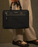 Tanoak Folio Laptop Bag / Onyx Black