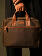 Garrison Briefcase / Walnut Brown