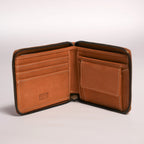 Ellis Zipper Wallet / Sienna Rust