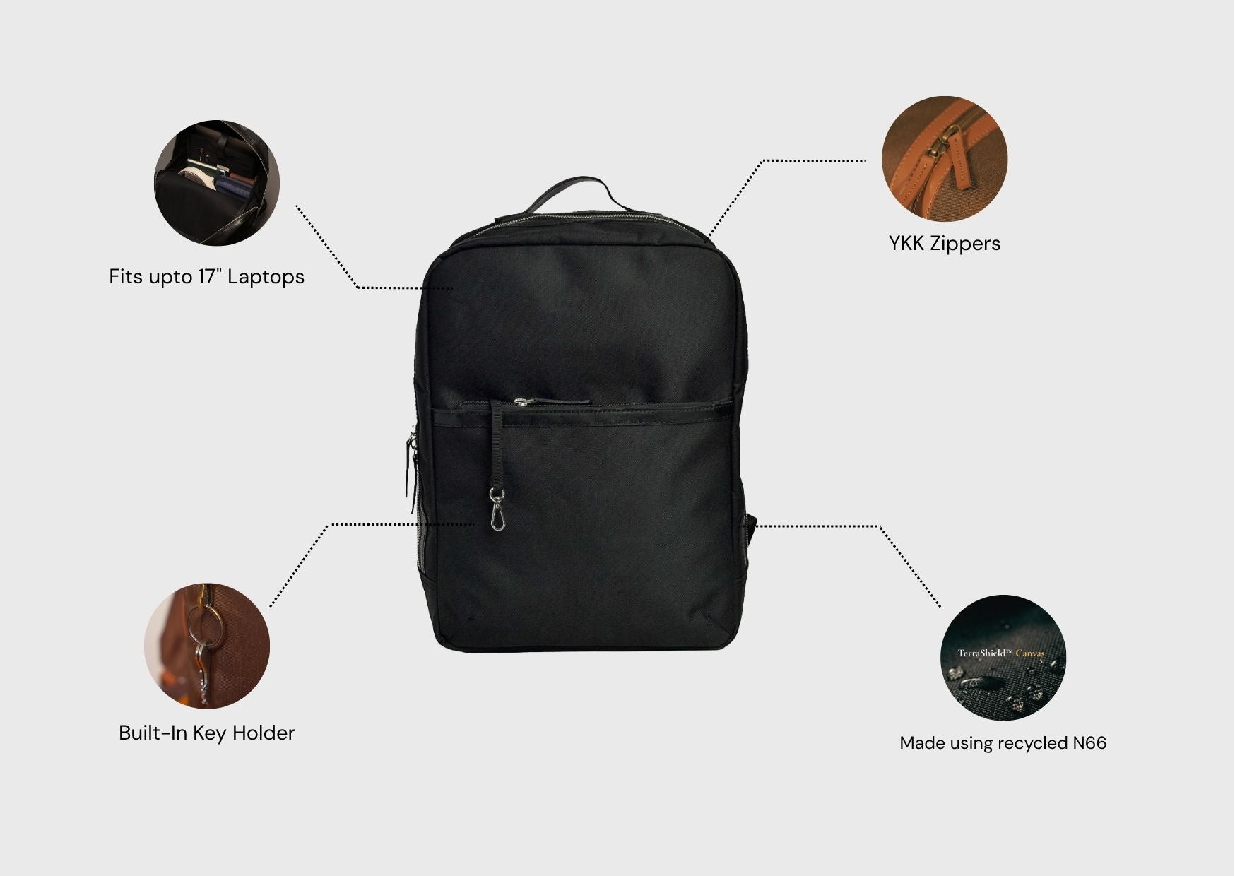The Alder Backpack / Onyx Black