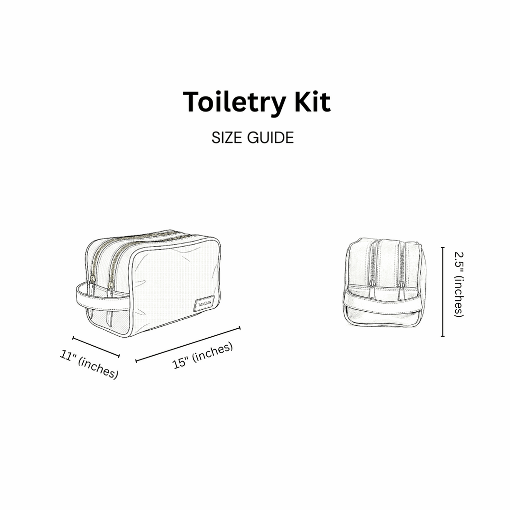 Mercer Toiletry Kit / Onyx Tan