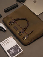 Tanoak Folio Laptop Bag / Olive Reserve