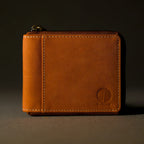 Ellis Zipper Wallet / Sienna Rust