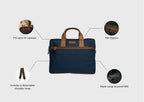 Garrison Briefcase / Estate Blue