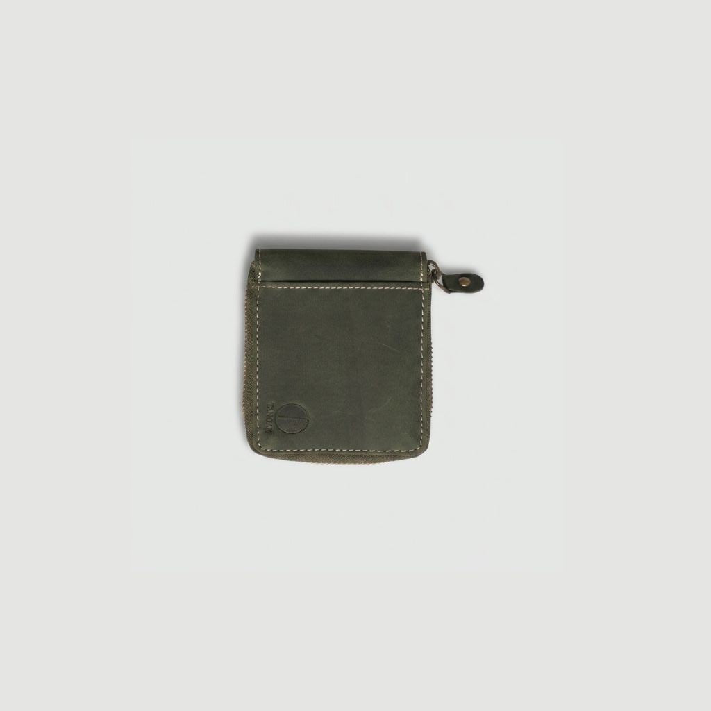 Ellis Zipper Wallet / Forest Green