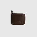 Mason Zipper Wallet / Espresso Brown