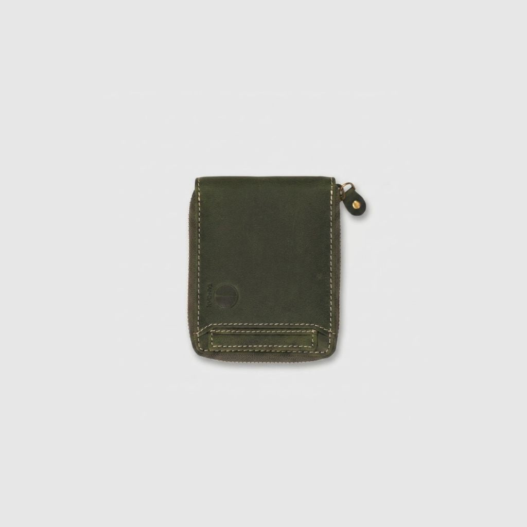 Mason Zipper Wallet / Forest Green