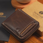 Mason Zipper Wallet / Espresso Brown