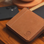 Ellis Zipper Wallet / Sienna Rust
